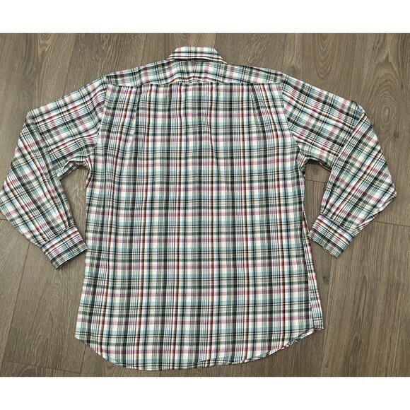 Peter Millar Button Down Shirt Plaid Men’s Size Large - Picture 3 of 3